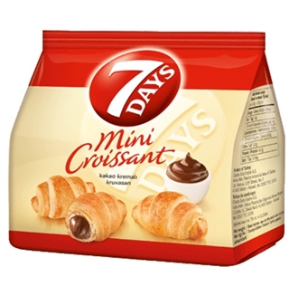 7 Days Kakaolu Krema Dolgulu Mini Kruvasan 185 Gr