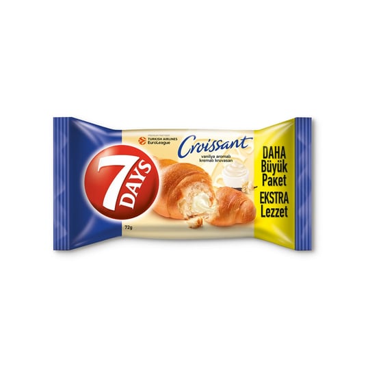 7 Days Vanilya Kremalı Kuruvasan 72 Gr