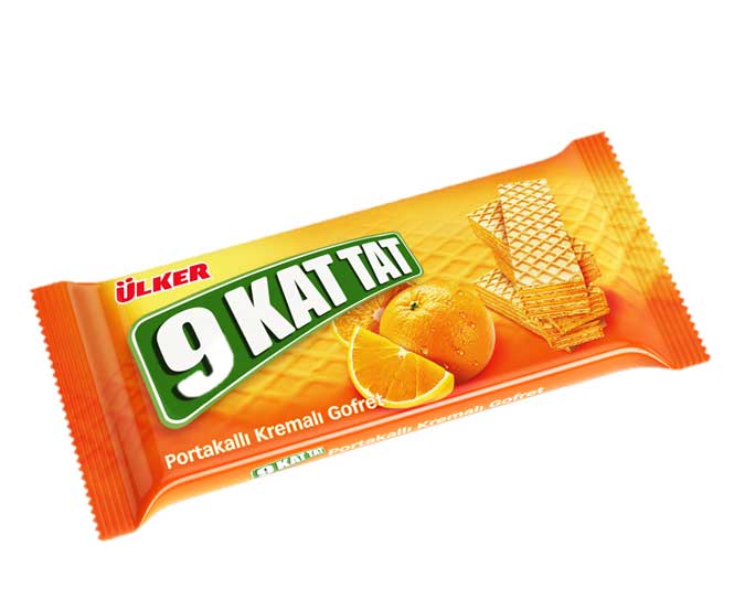 Ülker 9 Kat Tat 70g Portakallı Gofret