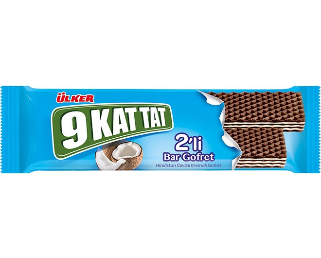 Ülker 9 Kat Tat Bar Gofret 26g Hindistan Cevizli Gofret