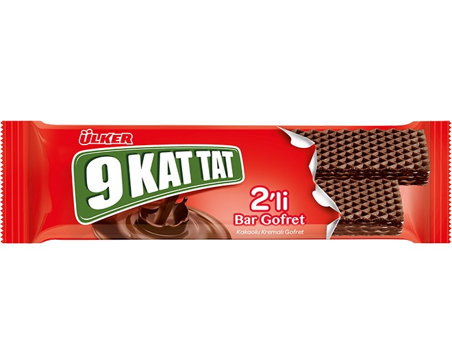 Ülker 9 Kat Tat Bar Gofret 26g Kakaolu Gofret