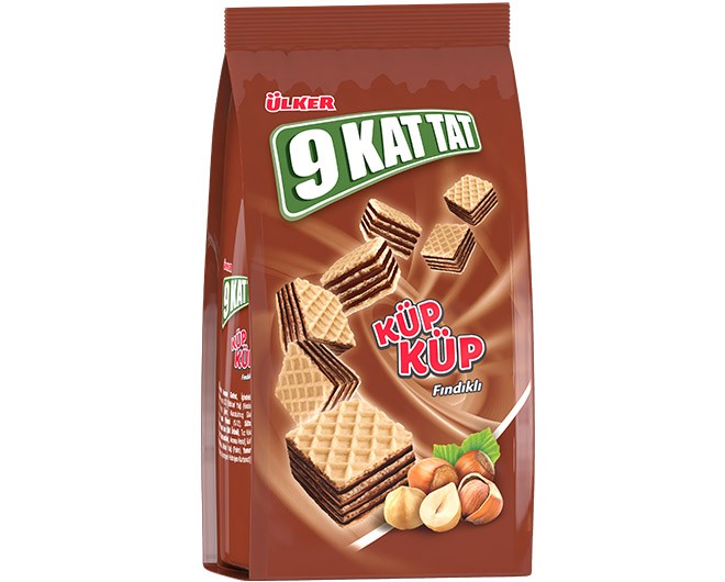 Ülker 9 Kat Tat Küp Küp 101g Fındıklı Gofret
