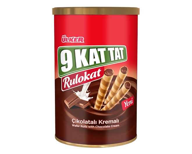 Ülker 9 Kat Tat Rulokat 230g Çikolatalı Gofret