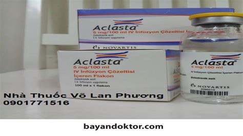 Sandoz İlaç Aclasta 5 mg/100 ml IV Çözelti