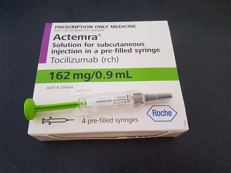 Roche İlaç Actemra 162 mg/0.9 ml SC 4 Enjektör
