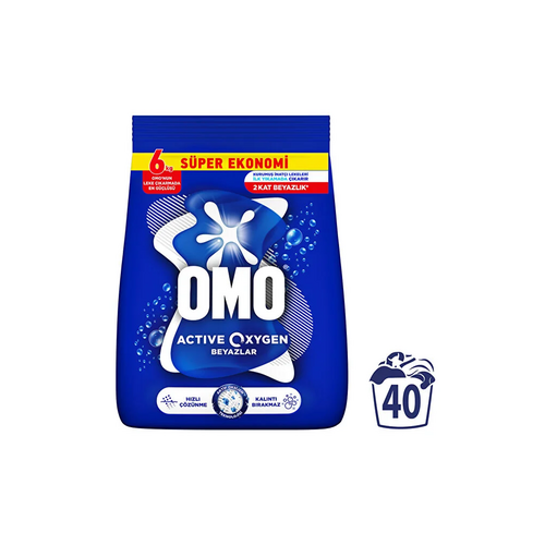 Active Oxygen Beyaz Çamaşırlar Için Toz Deterjanı 6 Kg