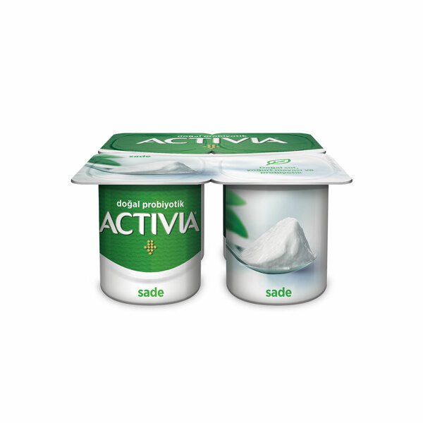 Activia Doğal Probiyotikli Sade 4x100 Gr