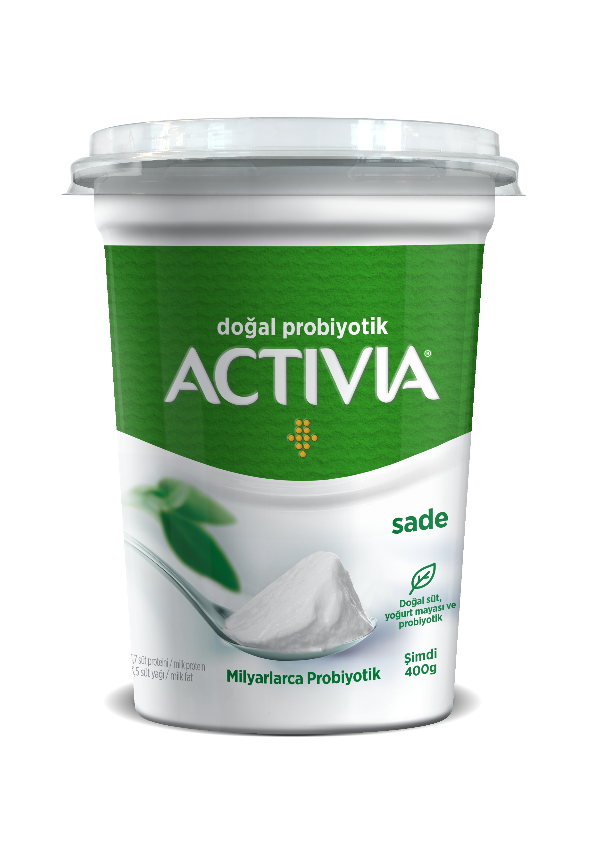 Activia Doğal Probiyotikli Sade Yoğurt (400 g)