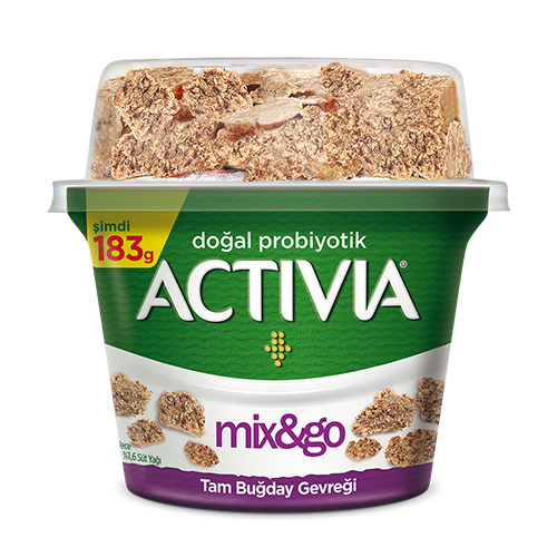 Activia Mix &Go Tam Buğday Gevreği Sade (183 g)