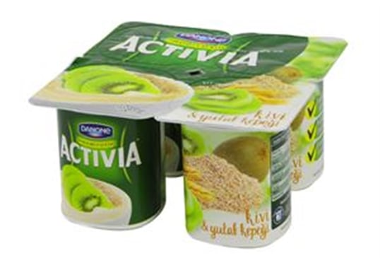 Activia P.Yoğurt 4*100 Gr. - Kivi Yulaf Kepek