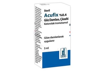 Deva İlaç Acufix Göz Damlası %0.4 5 ml