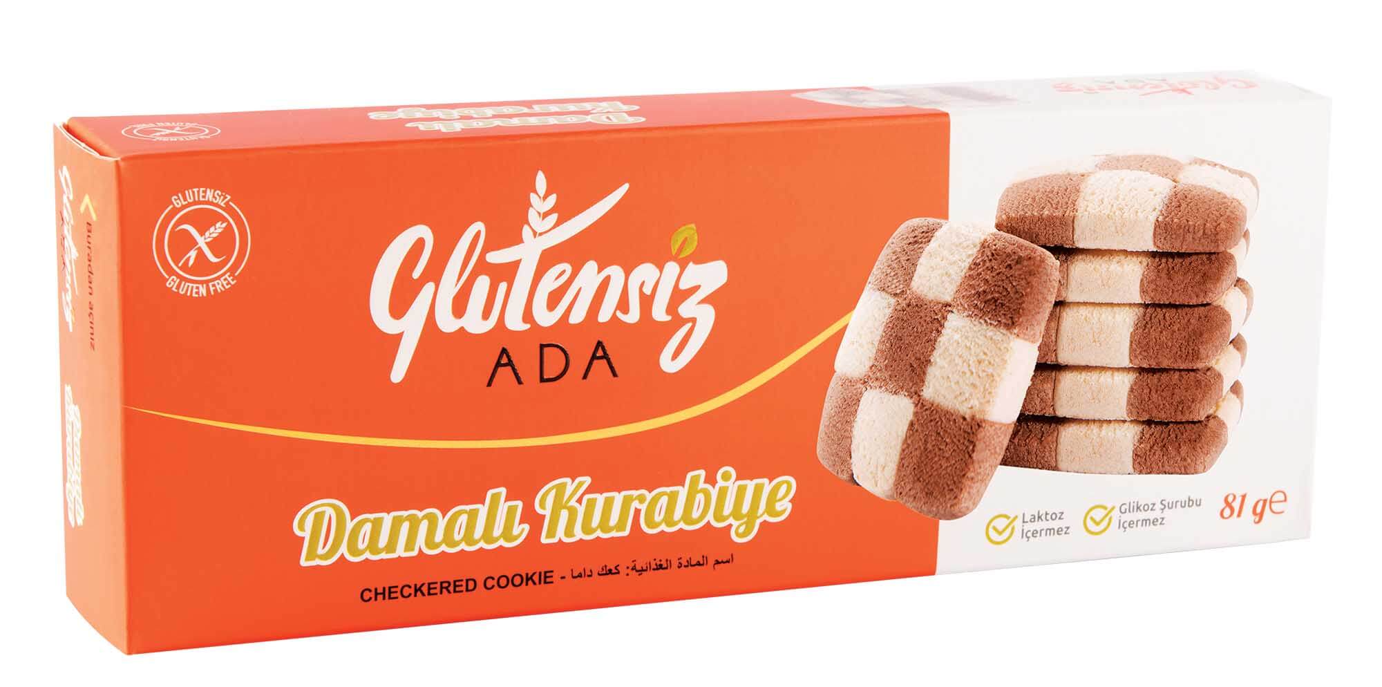 Ada Glutensiz Damalı Kurabiye 81 Gr