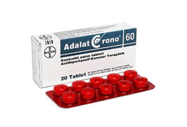 Bayer İlaç Adalat Crono 60 mg 20 Tablet