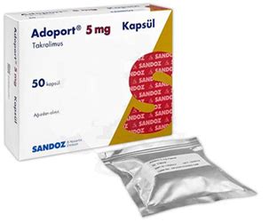 Sandoz İlaç Adoport 5 mg 50 Kapsül