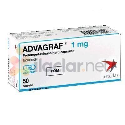 Astellas Pharma İlaç Advagraf 1 mg 50 Kapsül