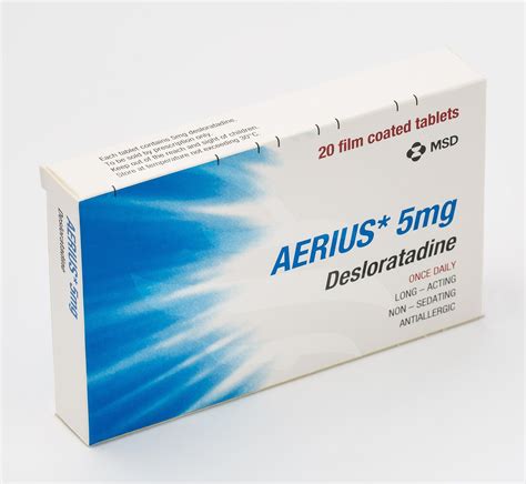 Merck Sharp ve Dohme Aerius 5 mg 20 Tablet