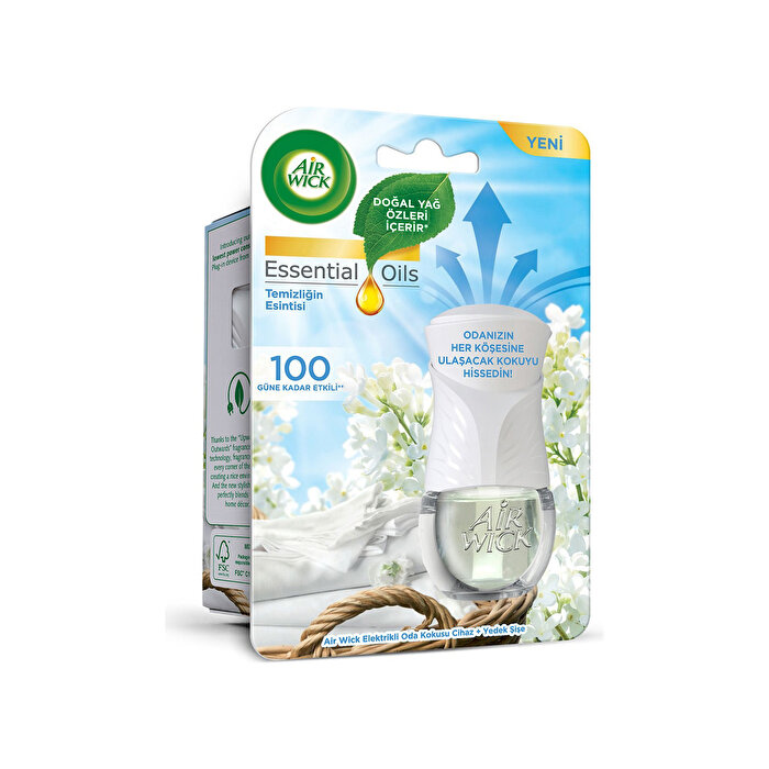 Airwick Elektrikli Oda Kokusu Temizliğin Esintisi Kit