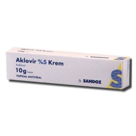 Sandoz İlaç Aklovir Krem 10 g