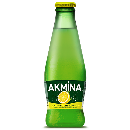 Akmina C Vitaminli Limon Aromalı Maden Suyu (200 ml)