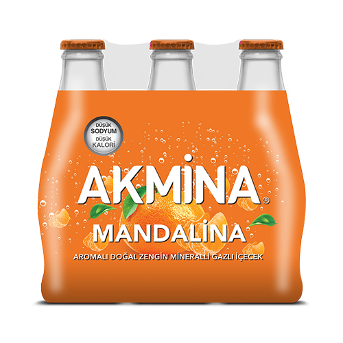 Akmina Mandalina Aromalı Maden Suyu (6 x 200 ml)