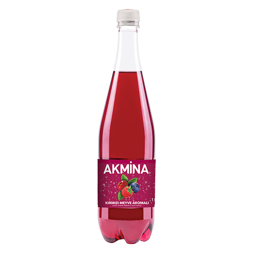 Akmina Meyveli Soda Kırmızı Meyveler 1 Lt