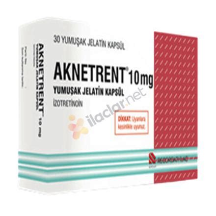Recordati İlaç Aknetrent 10 mg 30 Kapsül