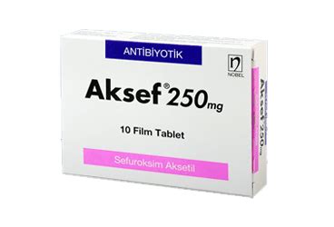 Nobel İlaç Aksef 250 mg 10 Tablet