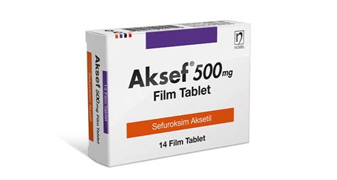 Nobel İlaç Aksef 500 mg 14 Tablet