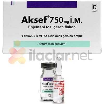 Nobel İlaç Aksef 750 mg IM 1 Flakon