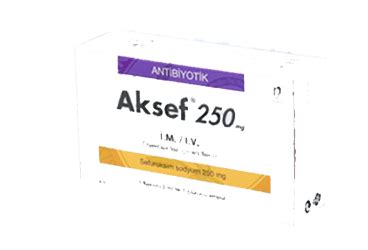 Nobel İlaç Aksef İğne 250 mg IM/IV 1 Flakon