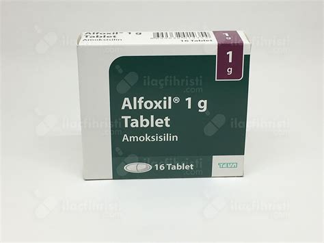 Teva İlaç Alfoxil 1 g 16 Tablet