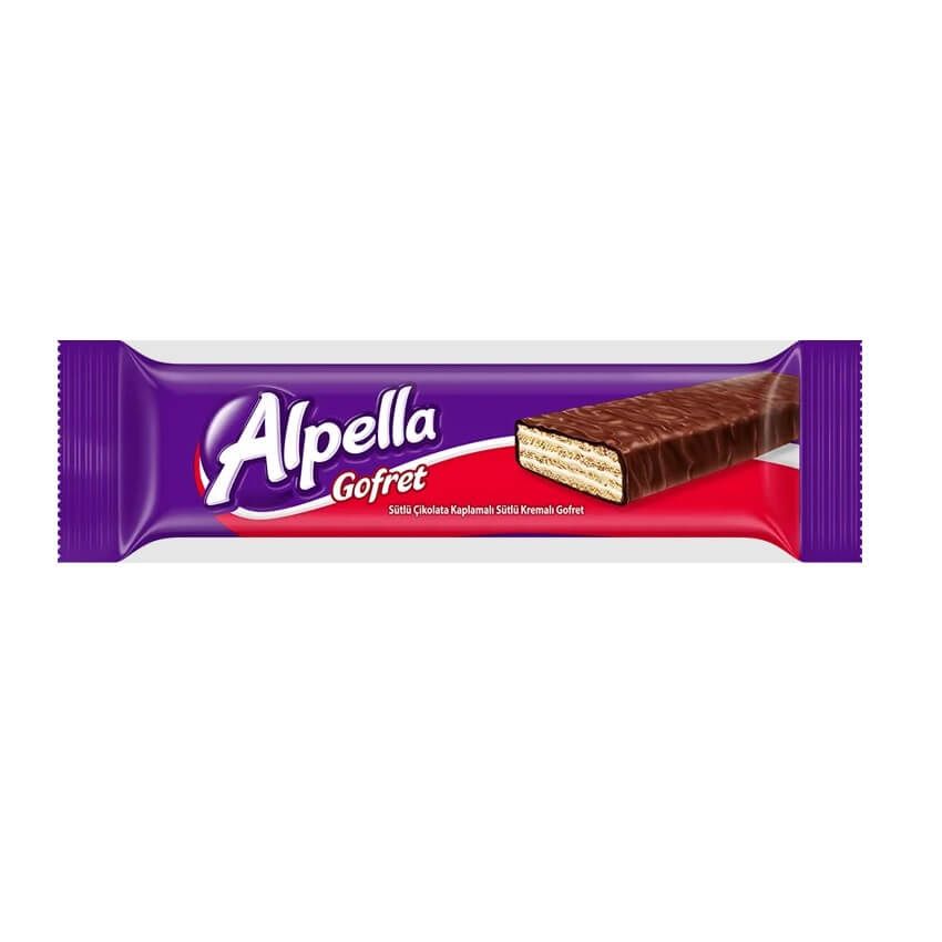 Alpella Çikolatalı Gofret 24 Gr
