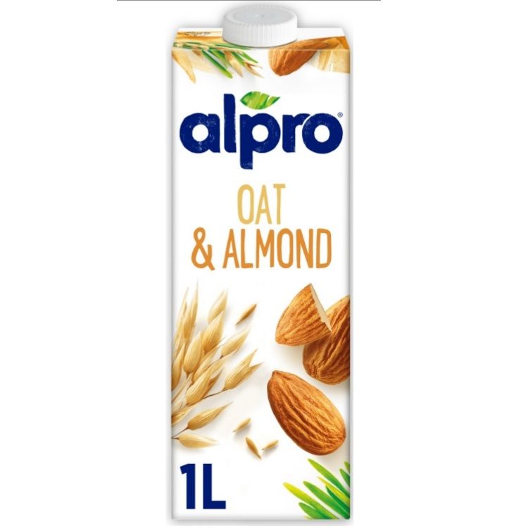 Alpro Yulaf & Badem İçeceği Süt 1 Lt