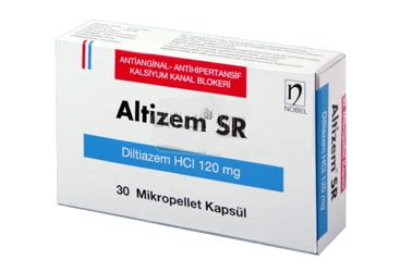 Nobel İlaç Altizem-SR 120 mg 30 Kapsül