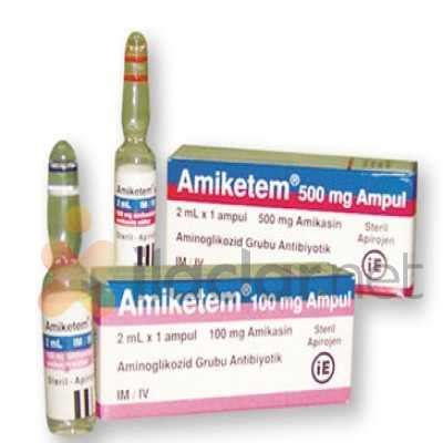 İ.E. Ulagay İlaç Amiketem 100 mg 1 Ampül