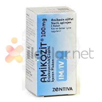Zentiva İlaç Amikozit 100 mg 1 Flakon