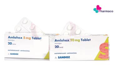 Sandoz İlaç Amlohex 10 mg 20 Tablet