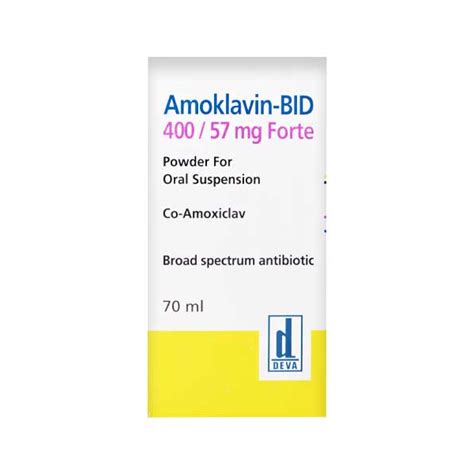 Deva İlaç Amoklavin BID Fort Şurup 400/57 140 ml