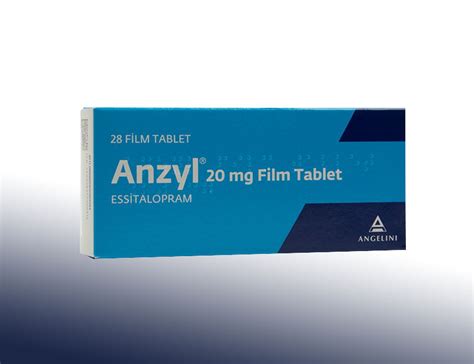 Angelini İlaç Anzyl 20 mg 56 Tablet