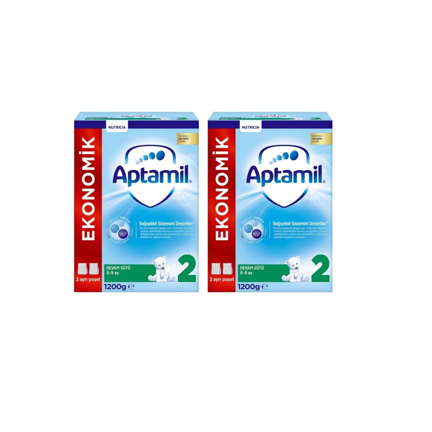 Aptamil 2 1200 Gr Bebek Maması x 2 Adet