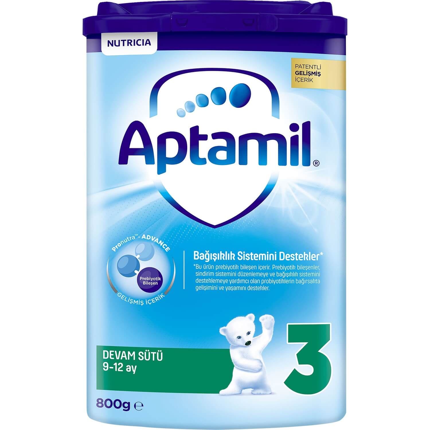 Aptamil 3 Akıllı Kutu Devam Sütü 800 Gr
