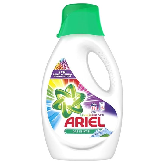 Ariel 15 Yıkama Sıvı Çamaşır Deterjanı Dağ Esintisi Renkliler İçin