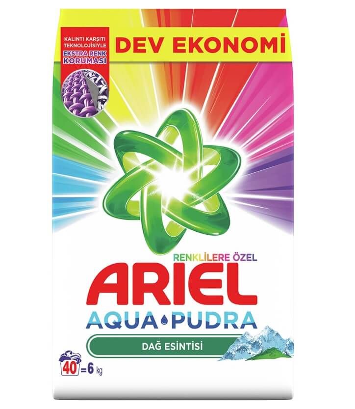 Ariel Aqua Pudra Toz Çamaşır Deterjanı 6 Kg