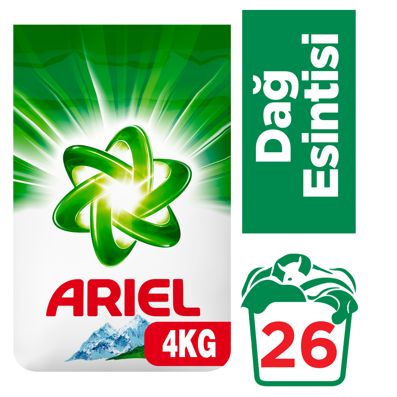 Ariel Dağ Esintisi 4 Kg 26 Yıkama