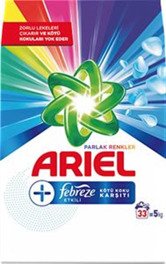 Ariel Matik Plus Renkliler İçin Febreze Etkili 5 Kg