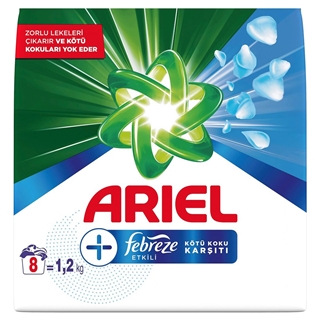 Ariel Plus Toz Çamaşır Deterjanı Febreze Etkili 1,2 Kg