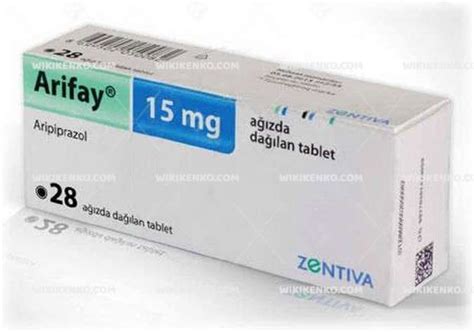 Zentiva İlaç Arifay 15 mg 28 Ağızda Dağılan Tablet