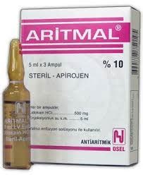 Osel İlaç Aritmal 100 mg %2 5 ml 5 Ampül