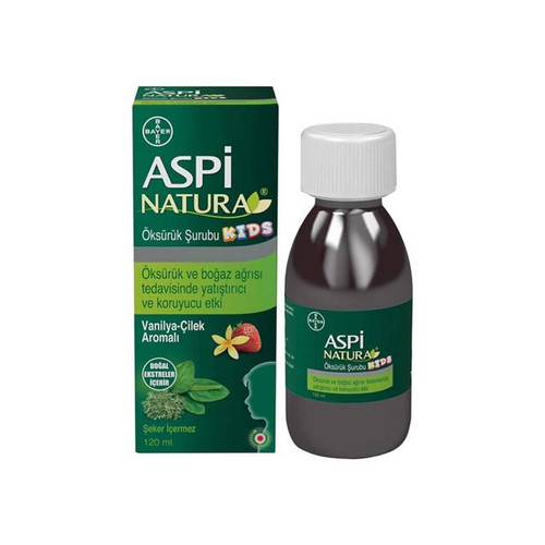 Aspinatura Kids Öksürük Şurubu Vanilya & Çilek 120 ml
