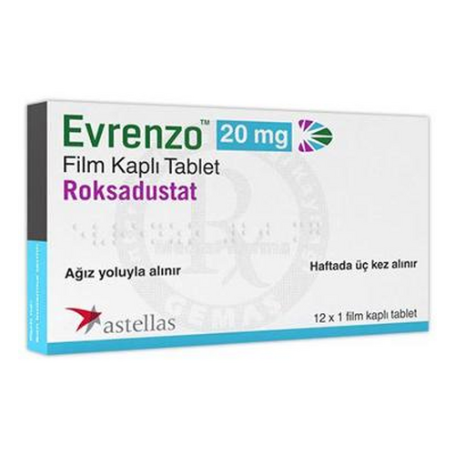 Astellas Pharma İlaç Evrenzo 20 mg 12 Tablet